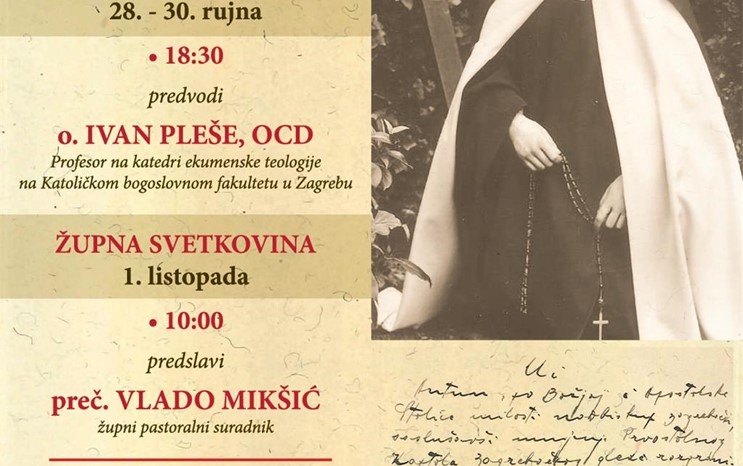 Proslava župne svetkovine sv. Terezije od Djeteta Isusa